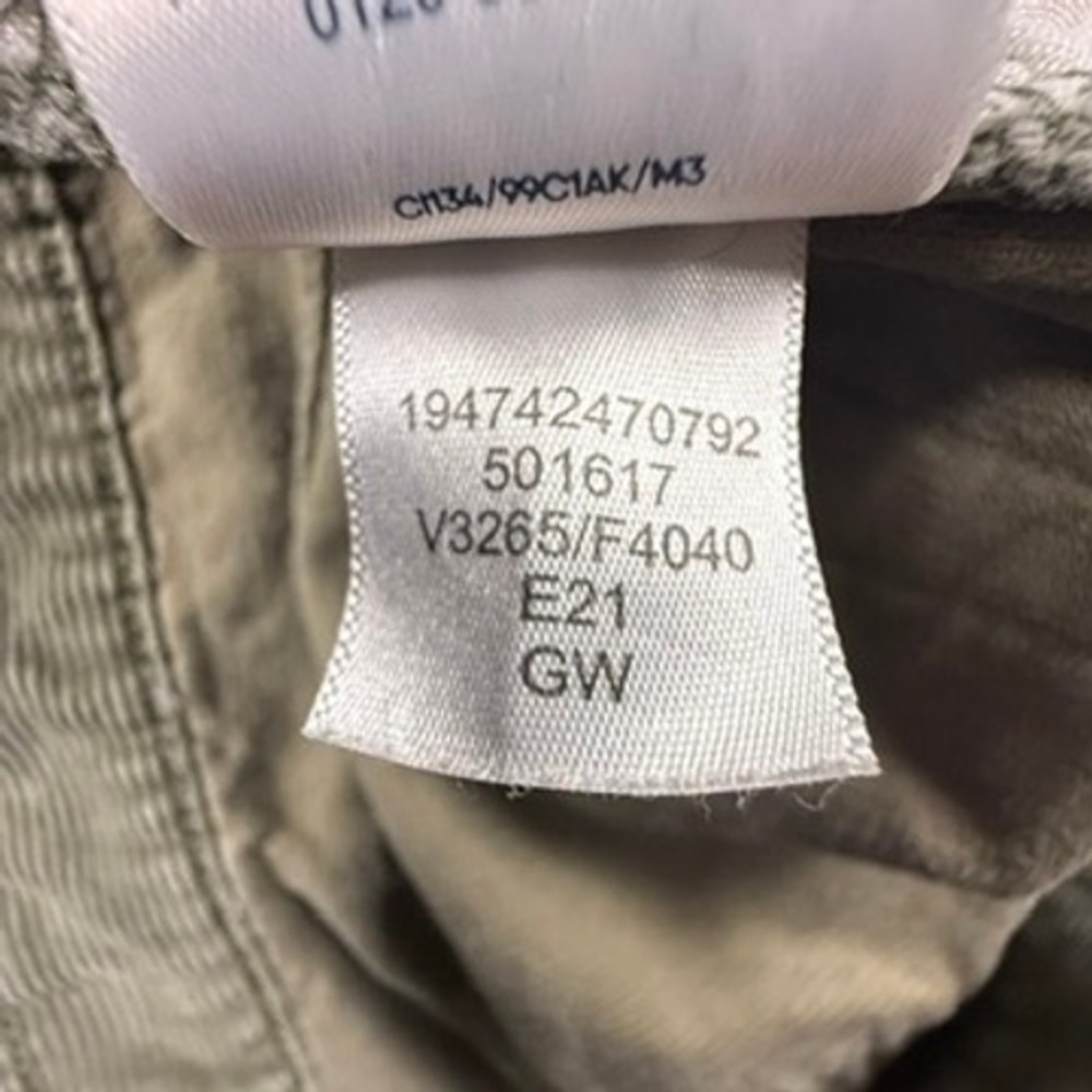 Lands End Mens Size 35 Traditional Fit Corduroy Pants Olive Green Stretch 501617 - Picture 10 of 12